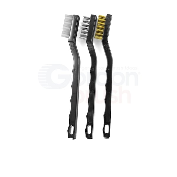 1-1/4 D 40-1/2 Length Single Spiral Single-Stem Nylon Brushes w, PK12